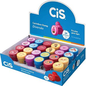 Carimbo pedagogico cis stamp linha diversao - sertic (dp.c/24)