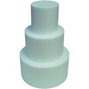 Artigo para festa bolo falso redondo 350x100mm - knauf (pct.c/08)