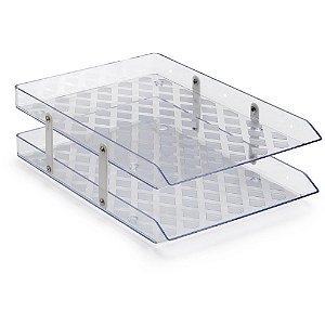 Caixa correspondencia dupla fixa cristal - maxcril (unidade)