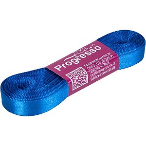 Fita de cetim 10mm 10m. azul royal 214 - fitas progresso (unidade)