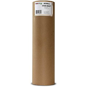 Papel kraft bobina 60cmx200m. 80g. c/brilho - santeck (bobina)