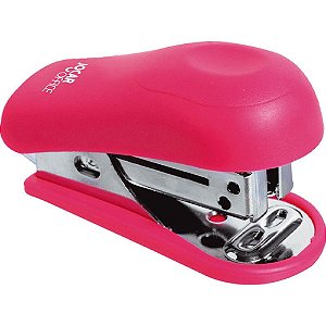 Grampeador mini p/12fls jocar plast cores sor - leonora (cx.c/12)