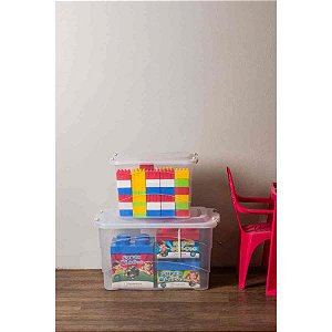 Caixa plastica multiuso pratic box 20l 41x29x25cm. - paramount (unidade)