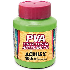 Tinta pva 100ml. verde folha - acrilex (pct.c/06)