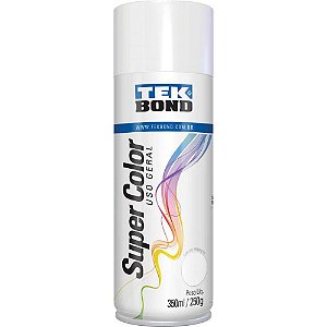 Tinta spray branco brilhante 350ml/250g - tekbond (unidade)