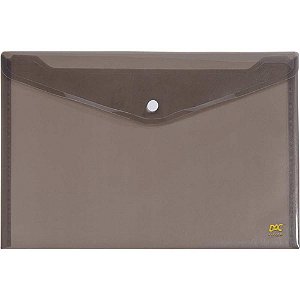 Pasta envelope a4 fume c/botao - dac (pct.c/10)