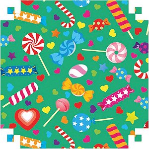 Papel presente bobina couche 60cm.mod.455 doces - v.m.p. (bo-100mts)