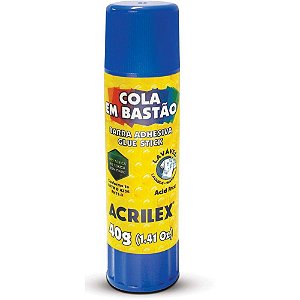 Cola em bastao glue stick 40g - acrilex (cx.c/05)
