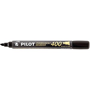 Pincel marcador permanente sca 400 ponta chanfrada preta - pilot (cx.c/12)