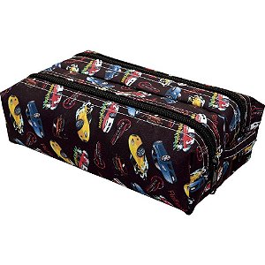 Estojo duplo tecido carrinho masculino - reflex (pct.c/04)