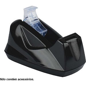 Suporte para fita adesiva grande preto comercial - acrimet (unidade)