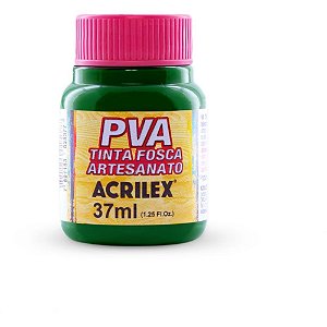 Tinta pva 37ml. verde musgo - acrilex (cx.c/12)