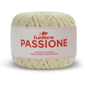 Barbante colorido passione 150g 8/5f.396m cru - euroroma (unidade)