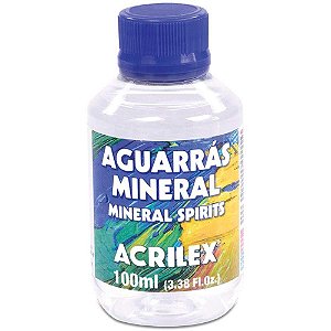 Produto para tinta aguarras 100ml - acrilex (pct.c/06)