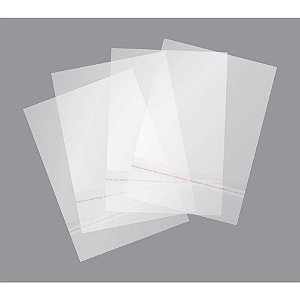 Saco adesivado transparente 10x14cm+3cm aba - gala embalagens (pct.c/100)