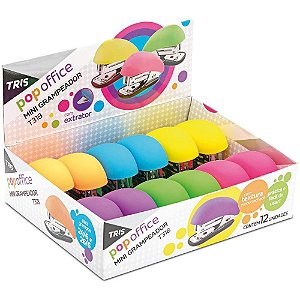 Grampeador mini p/12fls tris t318 color 26/6 - summit (dp.c/12)
