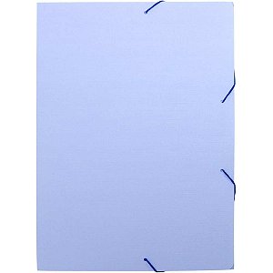 Pasta aba elastica plastica oficio serena azul pastel - dello (pct.c/10)
