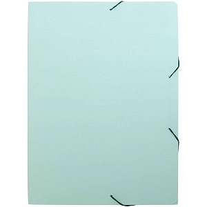 Pasta aba elastica plastica oficio serena verde pastel - dello (pct.c/10)