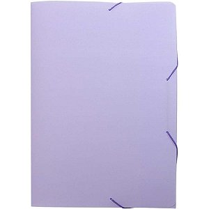 Pasta aba elastica plastica oficio serena lilas pastel - dello (pct.c/10)