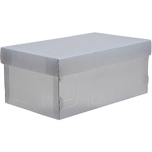 Caixa organizadora top fine sapato 28x17x12cm.cri - dello (unidade)