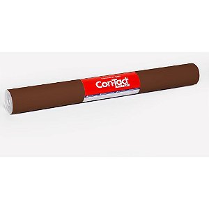 Contact liso 45cmx10m opaco marrom - contact (rolo)