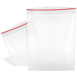 Saco zip transparente n.07 14x20cm. - grespan (pct.c/100)