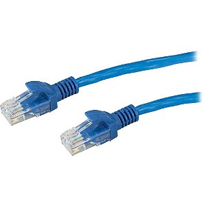 Cabo de rede rj45 azul 5mts - flex (unidade)
