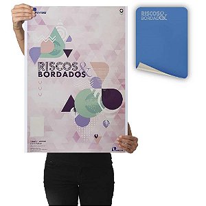 Papel carbono para costura riscos e bordados azul - printers (cx.c/100)