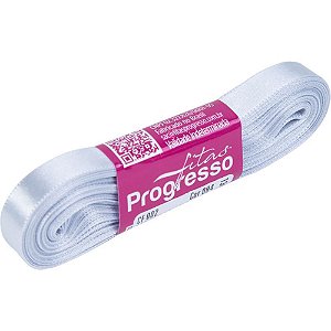 Fita de cetim 10mm 10m. prata 084 - fitas progresso (unidade)