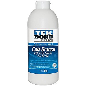 Cola de alta resistencia branca pva extra 1k. - tekbond (unidade)