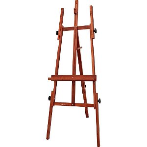 Cavalete para pintura compacto mogno luxo 1,50m - souza (unidade)