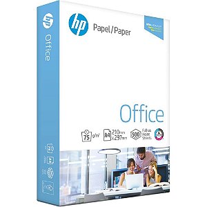 Papel sulfite a4 hp office 75g 500 fls. - chamex (pacote)
