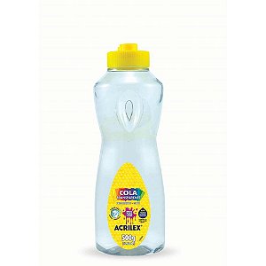 Cola escolar transparente 500g. - acrilex (pct.c/04)