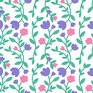 Placa em eva estampado 60x40cm jardim 2mm - make+ (pct.c/05)