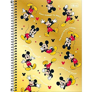 Caderno 10x1 capa dura mickey 160fls. - tilibra (pct.c/04)