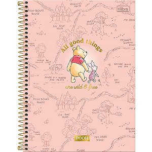 Caderno 01x1 capa dura pooh connect 80fls. - tilibra (pct.c/04)