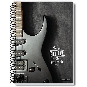 Caderno 10x1 capa dura rox 200fls. - pauta branca (pct.c/03)