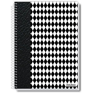 Caderno 10x1 capa dura uau 200fls. - pauta branca (pct.c/03)