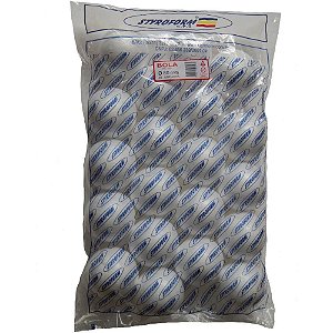Bola em eps 080mm pacote c/20 bolinhas - styroform (pacote)