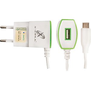 Carregador celular de parede ultra rapido micro usb 2.0 a c - flex (unidade)