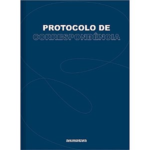 Livro protocolo correspond. 1/4 100 folhas - animativa (pct.c/05)
