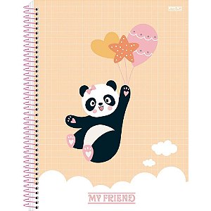 Caderno 15x1 capa dura my friend 240f - animativa (pct.c/02)