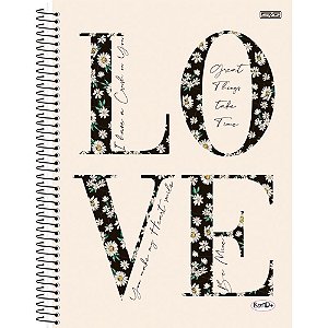 Caderno 10x1 capa dura bom d+ feminino 160f - animativa (pct.c/04)