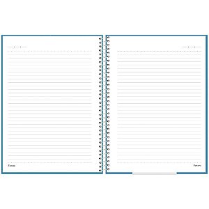 Caderno 01x1 capa dura office color  80fls. - foroni (pct.c/04)