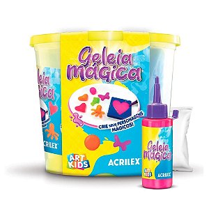 Slime geleia magica 4 cores sortidas - acrilex (unidade)