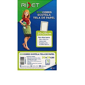Tela painel para pintura ecotela em folhas 29x20cm - ridet (unidade)
