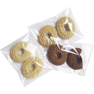 Saco adesivado transparente 15x20+3cm aba - vabene (pct.c/100)