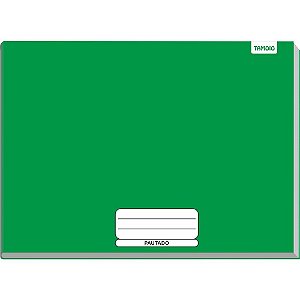 Caderno desenho univ capa dura meia pauta 96f verde - tamoio (pct.c/04)