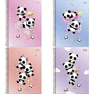 Caderno 01x1 capa dura lovely friend 80fls. - tilibra (pct.c/04)
