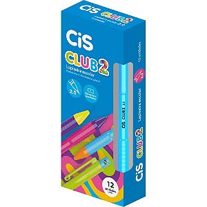 Lapiseira 2.0mm cis club 2.0 - 4 cores sortida - sertic (cx.c/12)